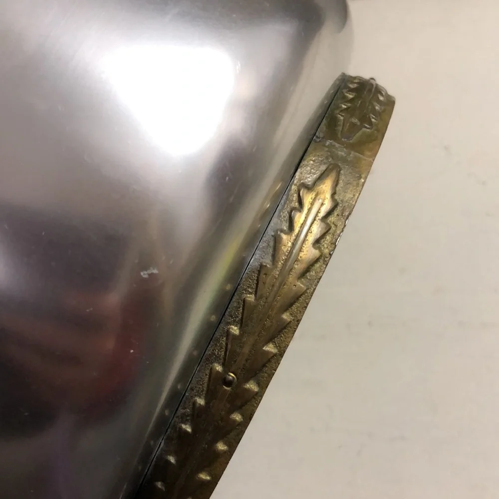 Ice bucket vintage aluminum